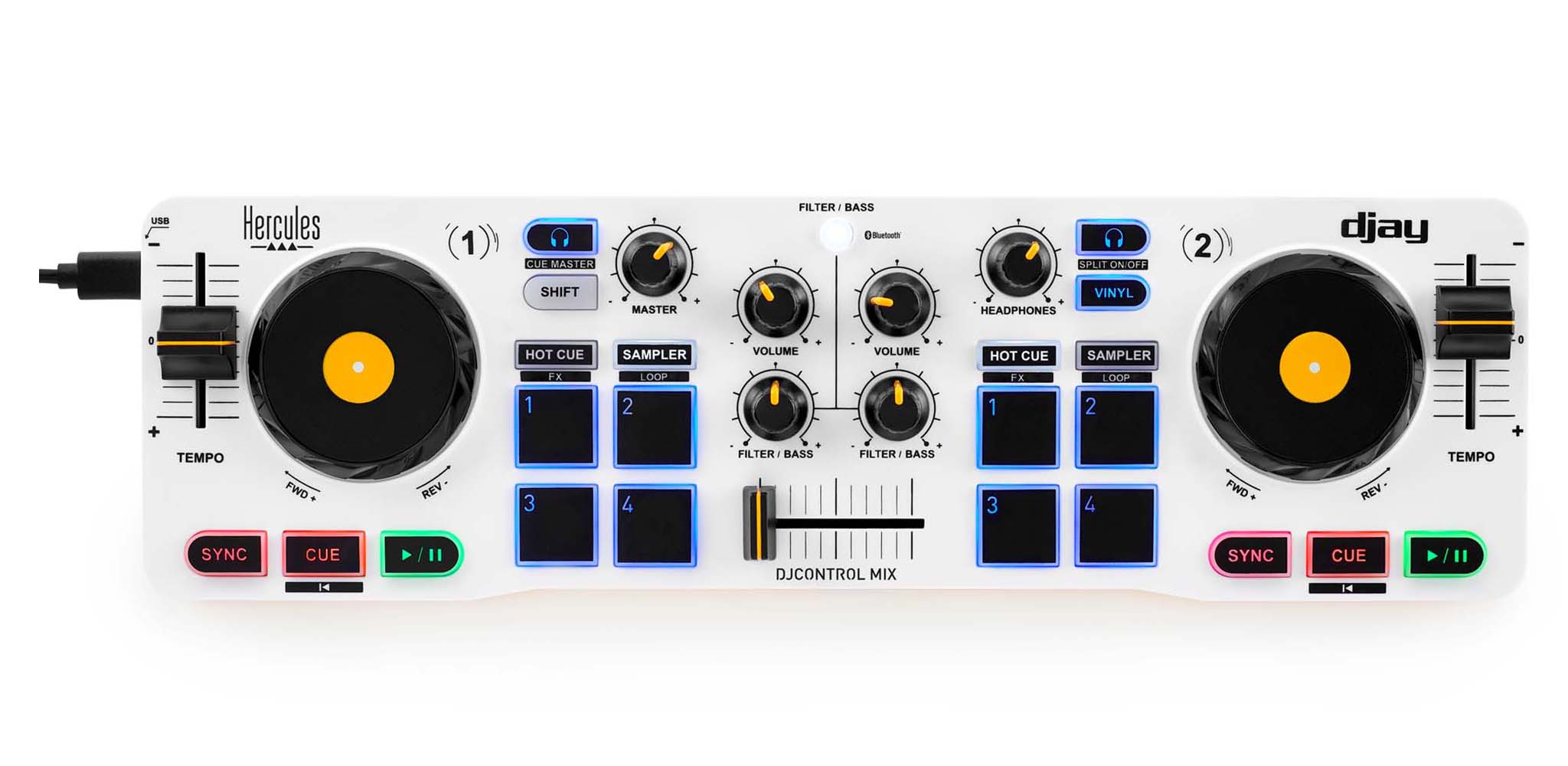 DJControl Mix bộ điều khiển DJ Hercules - HÀNG CHÍNH HÃNG