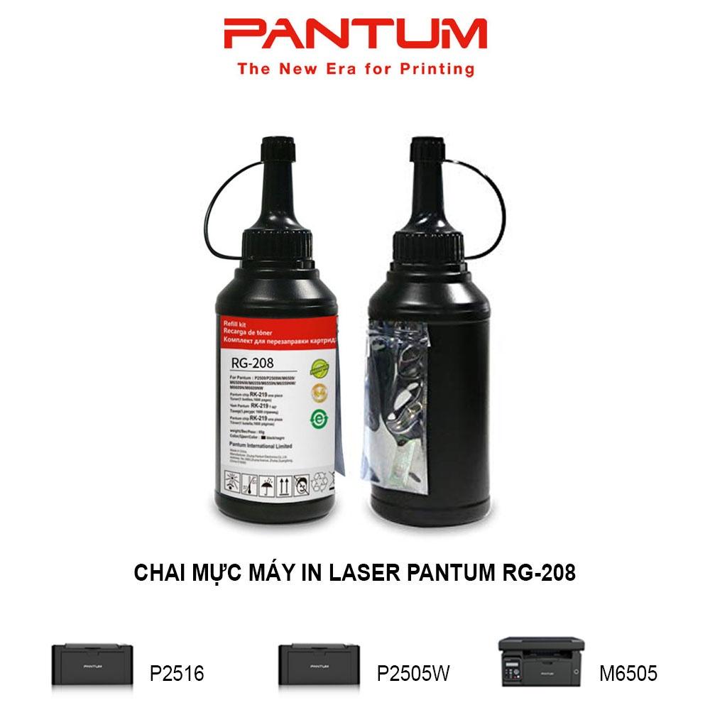 Chai mực máy in Laser đen trắng PANTUM RG-208, dùng cho máy P2516, P2505W, M6505