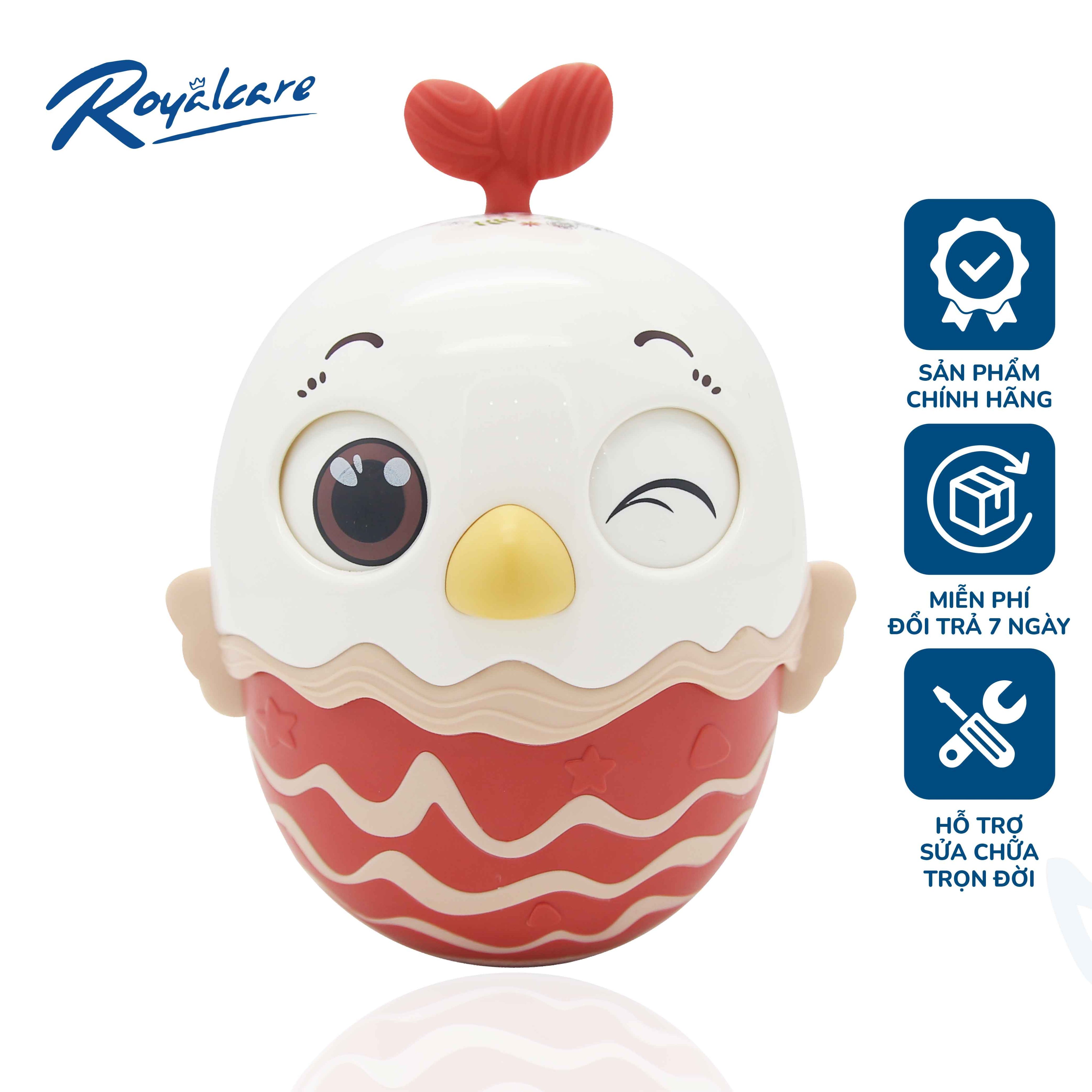 Đồ chơi lật đật cho bé hình quả trứng dễ thương kêu leng keng  Royalcare 0820-RC-822-222 - đồ decor trang trí phòng bé
