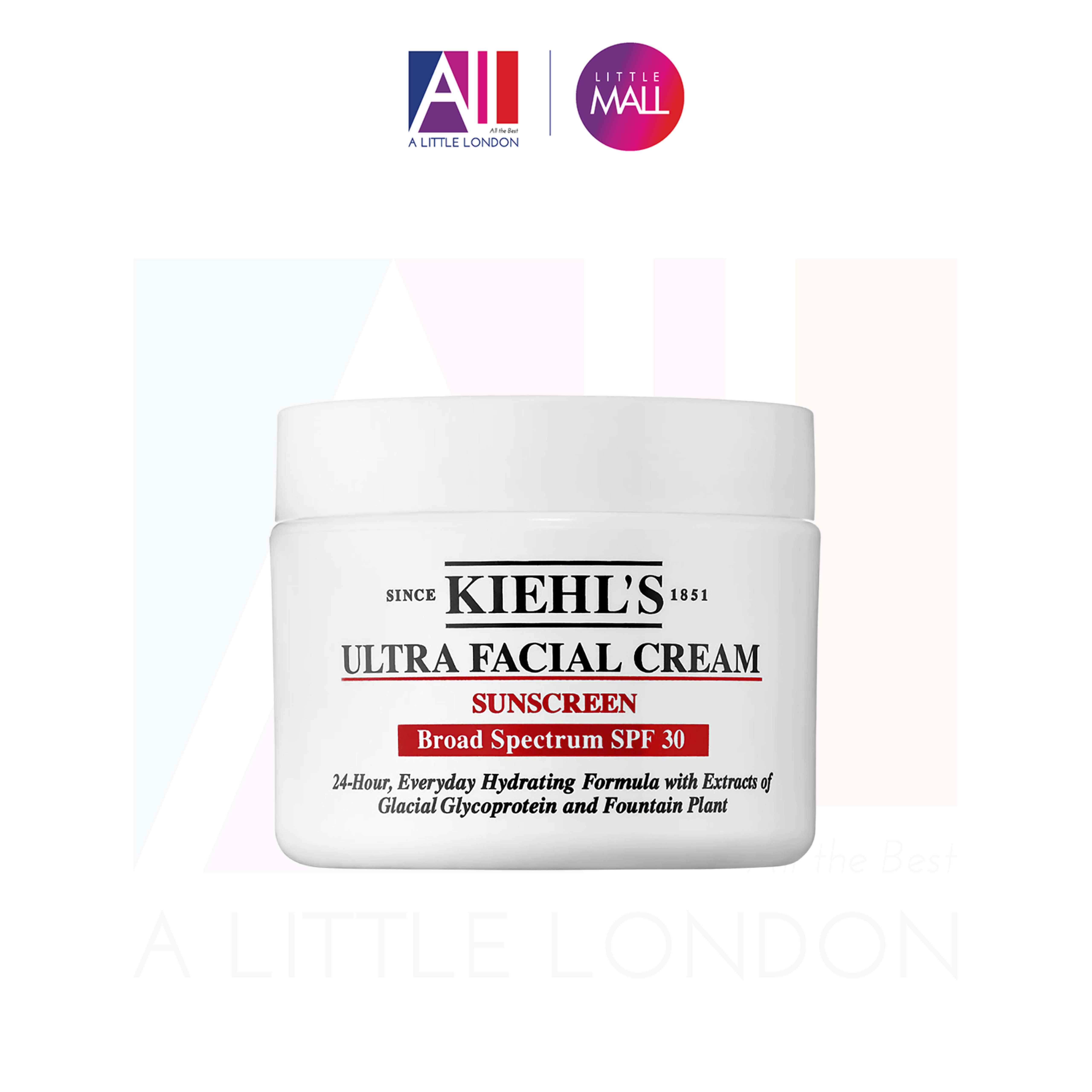 Kem dưỡng ẩm ban ngày Kiehls Ultra Facial Cream SPF 30 50ml