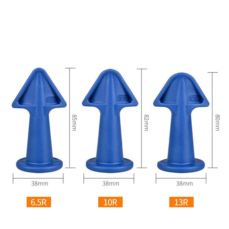 Bộ miết mạch keo silicon kèm đầu vòi bơm keo 6 chi tiết 6.5R - 10R -13R
