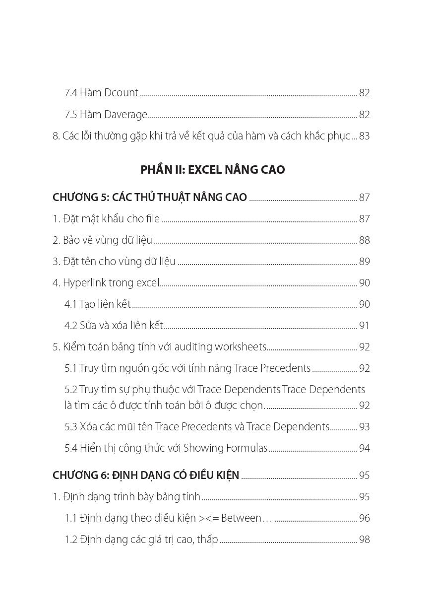 Sách - Hướng Dẫn Thực Hành Excel Từ Cơ Bản Đến Nâng Cao