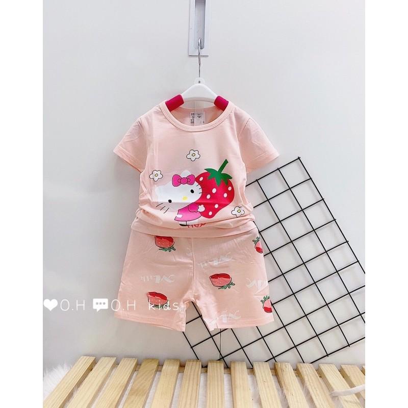 Bộ cotton xuất hàn cho bé siêu xịn sò