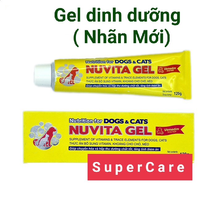 Nuvita Gel 120gr Sản Phẩm Đặc Biệt Tăng Tính Thèm Ăn Cho Chó Mèo
