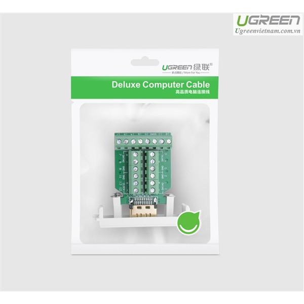 Adapter HDMI âm tường có ốc vít Ugreen 20315 - Hàng chính hãng