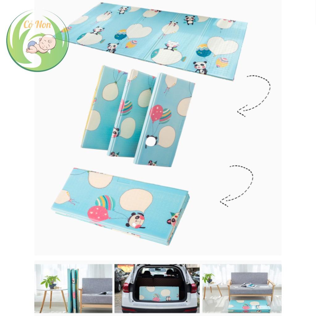 Thảm xốp lót sàn xpe 2 mặt gấp gọn chống thấm nước