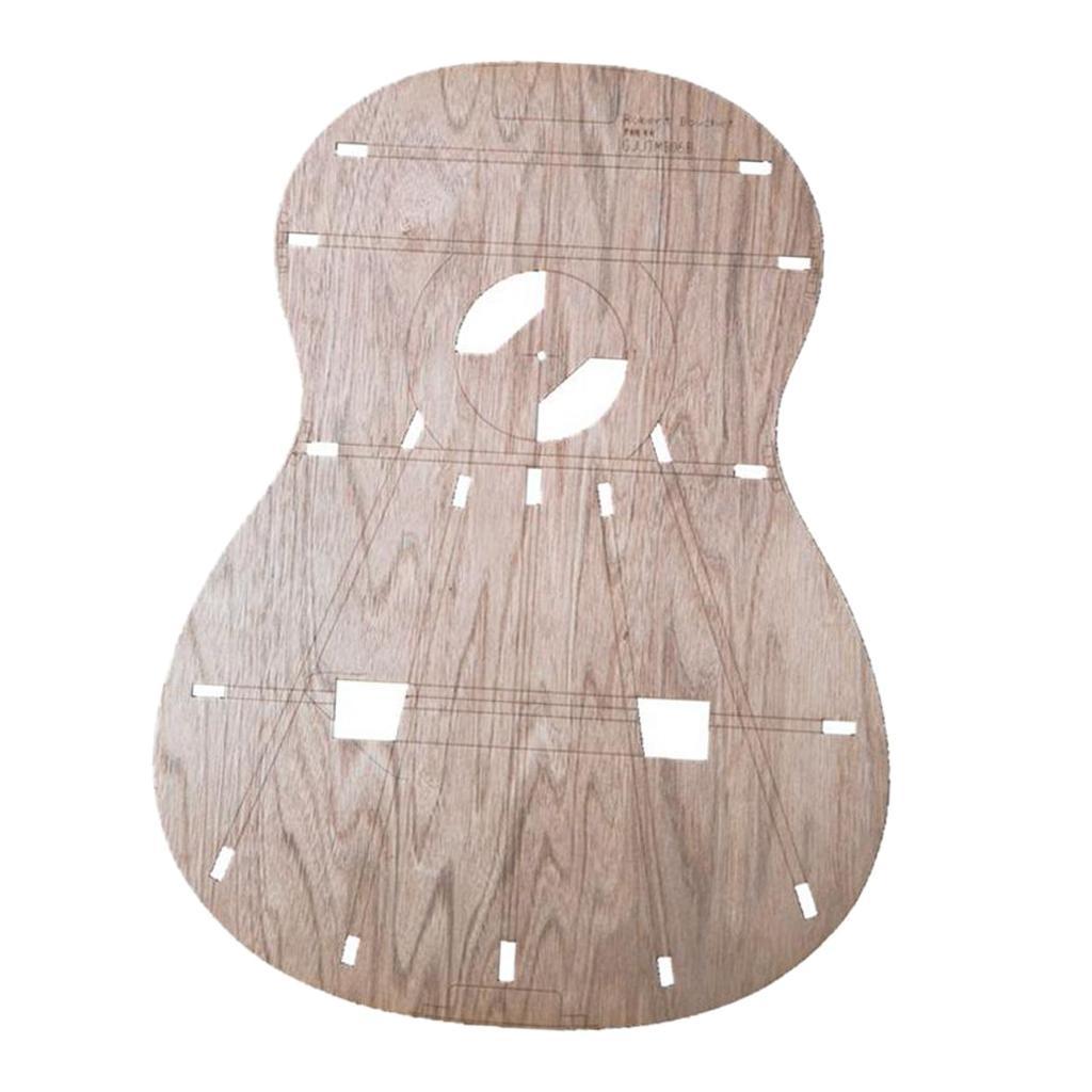 Wooden Guitar Body Template 2mm thick for Robert  Classical Guitar