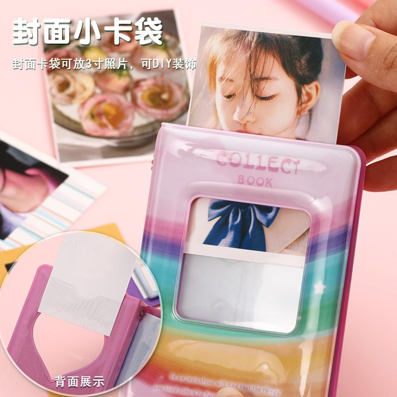 Đặc biệt Hàn Quốc ins3 inch bưu thiếp Polaroid album ảnh ngôi sao thần tượng album thẻ nhỏ lưu trữ cuốn sách theo đuổi ngôi sao cô gái