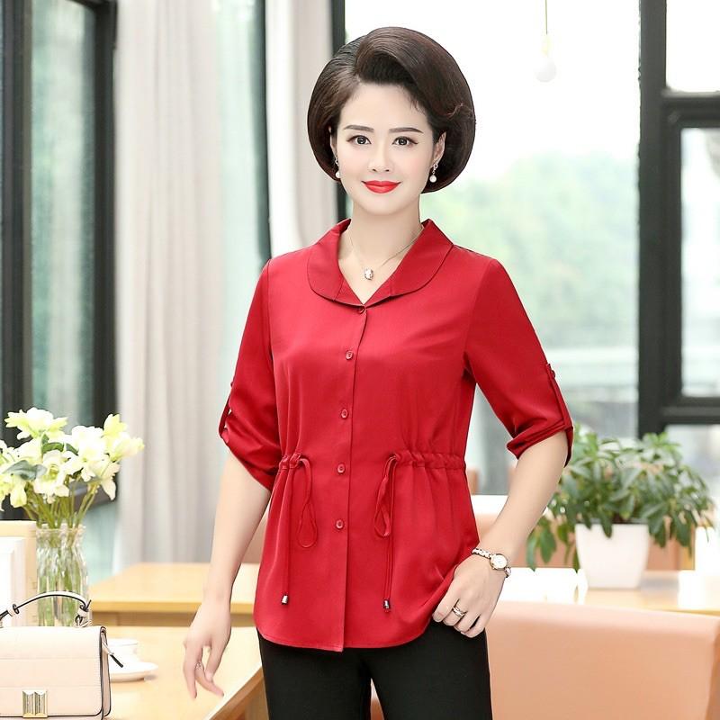 Áo kiểu trung niên cao cấp quý cô LL21-0520