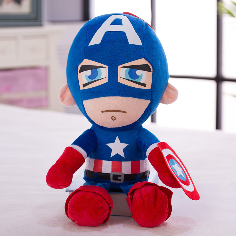Gấu Bông Siêu Anh Hùng Các Loại Siêu Dễ Thương Cho Bé (27cm---&gt;40cm) Người Sắt, Người Dơi, Người Nhện, Siêu Nhân, Đội Trưởng Mỹ Hàng Cao Cấp, An Toàn Cho Trẻ Nhỏ