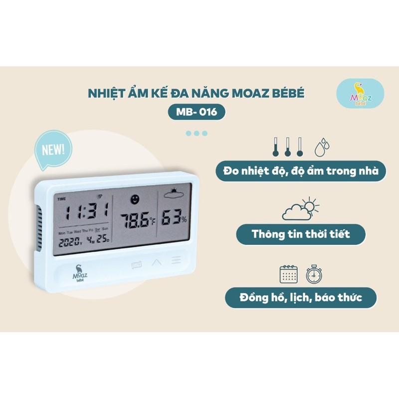 Máy đo độ ẩm và nhiệt độ phòng Moaz bébé MB-027