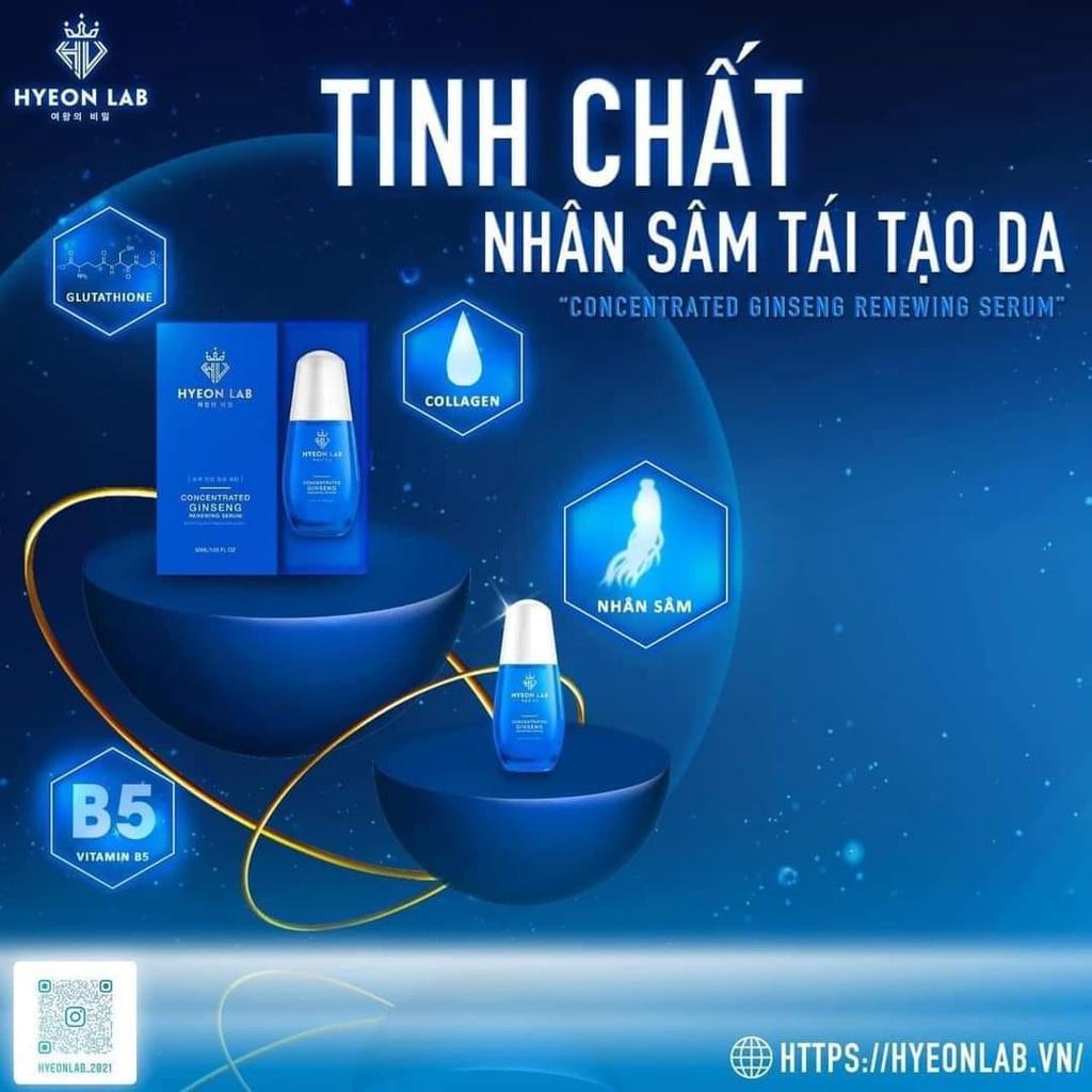 Concentrated Ginseng Renewing Serum|| Serum nhân sâm Hyeon Lab|| Với dưỡng ẩm, se khít lỗ chân lông, làm Chậm lão hóa