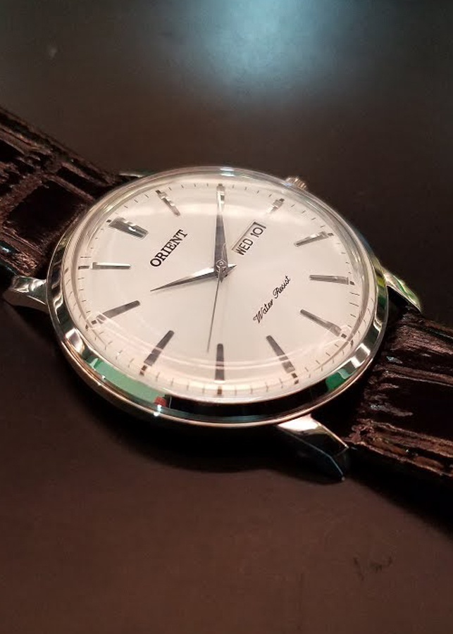 Đồng hồ Nam dây da Orient FUG1R003W6