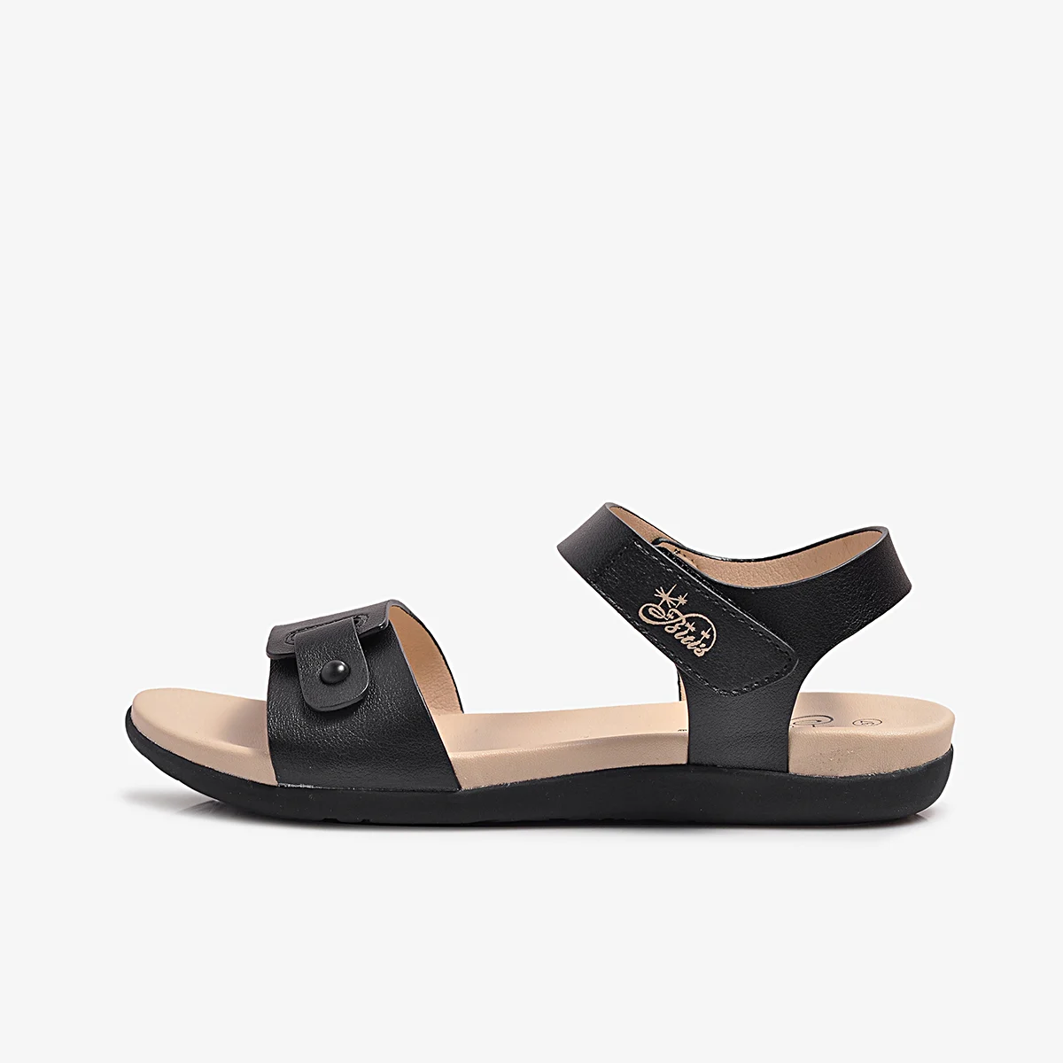 Sandal Cao Su Nữ Biti's BRW000288DEN Siêu Bền