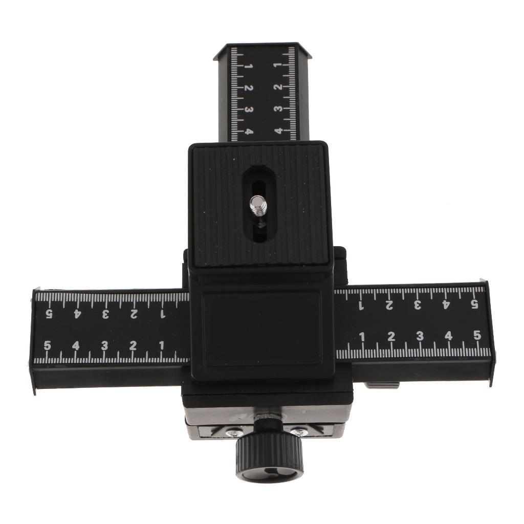 Standard 1/4 Screw 4-way   Focusing Focus Rail Slider for DSLR