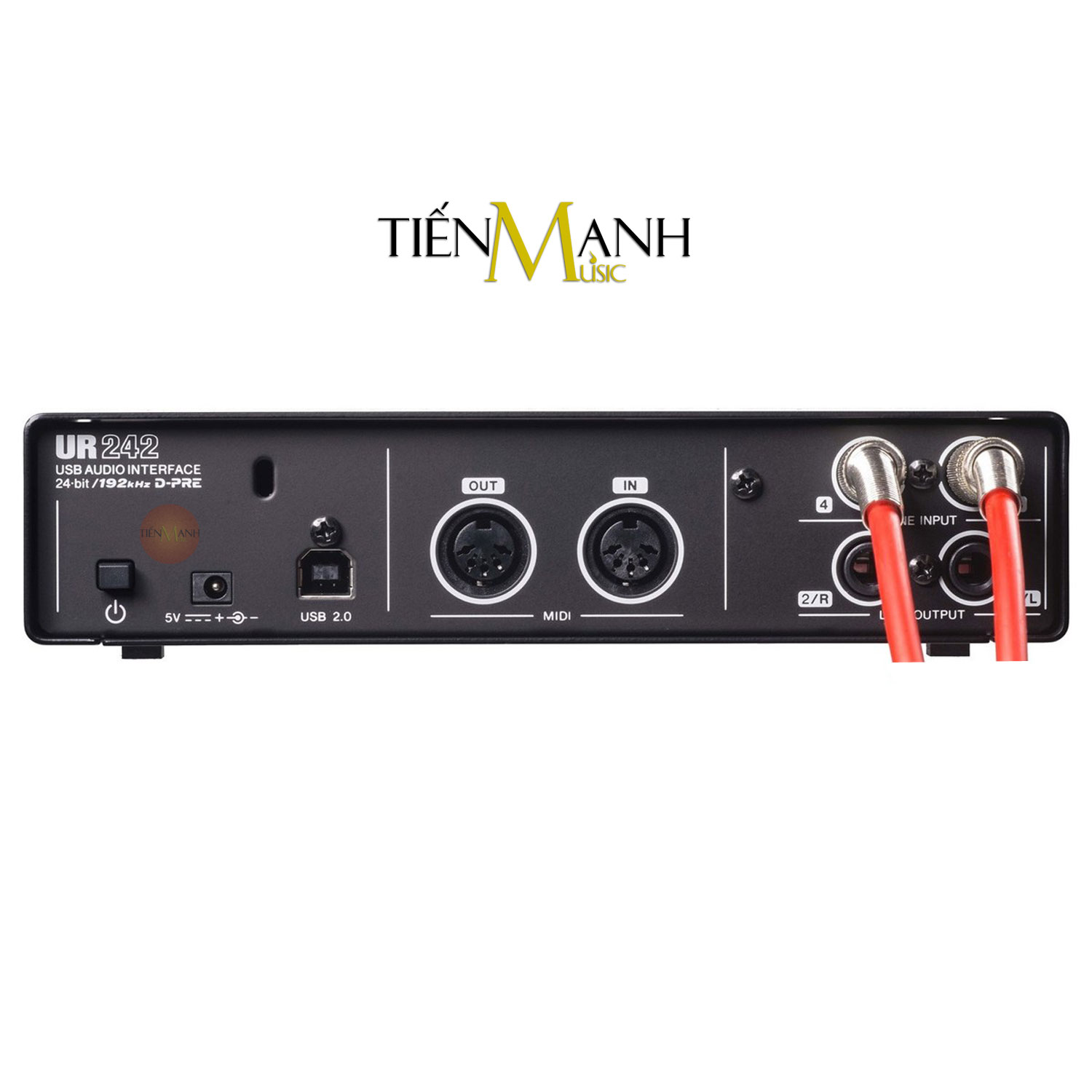 Soundcard Steinberg UR242 - Sound Card Bộ Thu Âm Thanh và Livestream Audio Interface Hàng Chính Hãng - Kèm Móng Gẩy DreamMaker