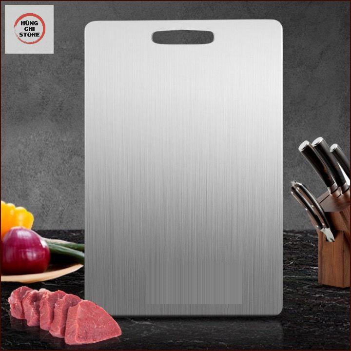 Thớt inox 304 kháng khuẩn Foodcom FC008 size 330*230mm, chống ẩm mốc độc hại