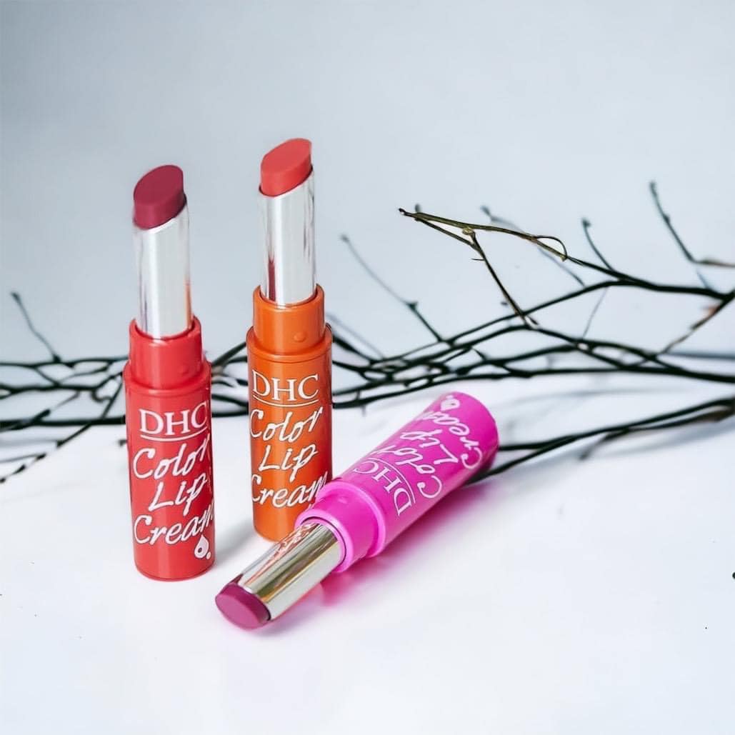  Son Dưỡng Môi DHC Color Lip Cream Giúp Đôi Môi Mềm Mịn, Căng Bóng Nhiều Màu Thỏi 1.5g(Hàng Nội Địa Nhật)