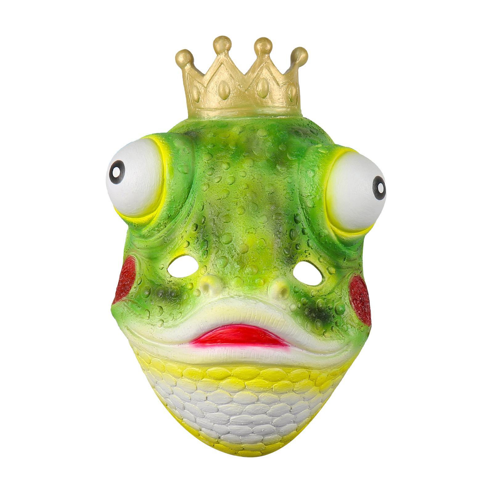 Frog   Face Cover Role Play Adults Costume Accessories Animal