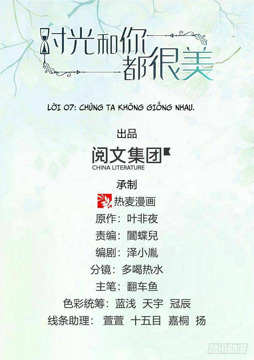 thời khắc và em điều đẹp chapter 0 1