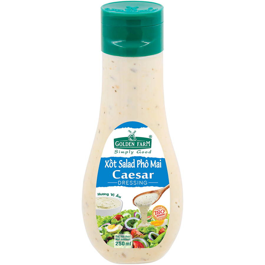 Sốt Salad Caesar Golden Farm (250ml)