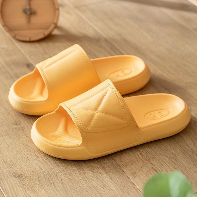 Ulzzang 045 Dép đi trong nhà, văn phòng unisex quai ngang đế xuồng bami siêu êm siêu nhẹ 100gram cực hot Thời Trang PKT