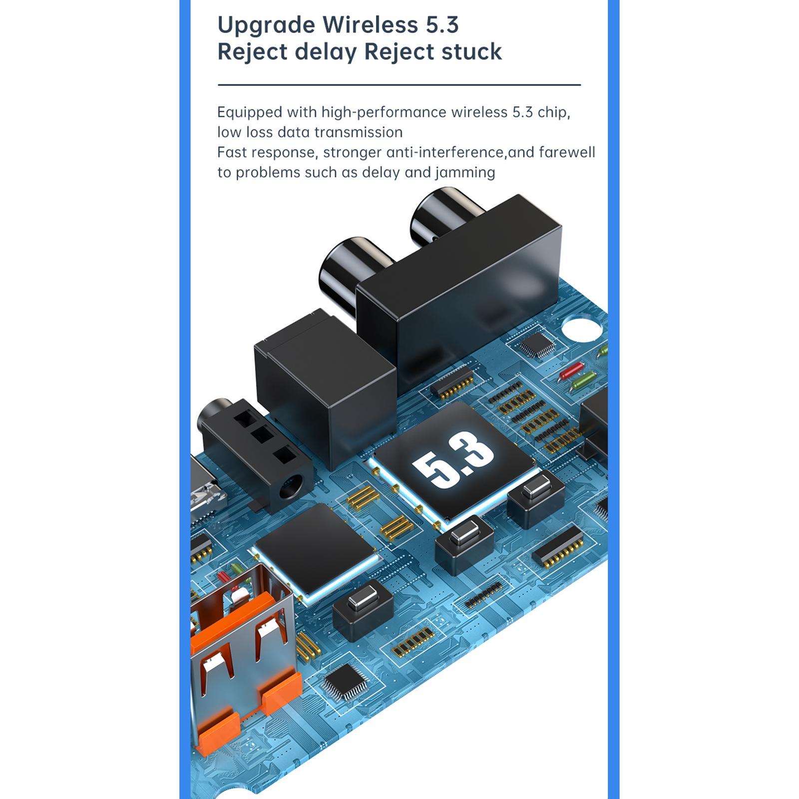 Wireless Audio Receiver Adapter HiFi Stereo Sound for Stereo System Speaker