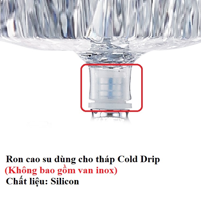 Ron cao su cho vòi của tháp pha cold drip Tiamo