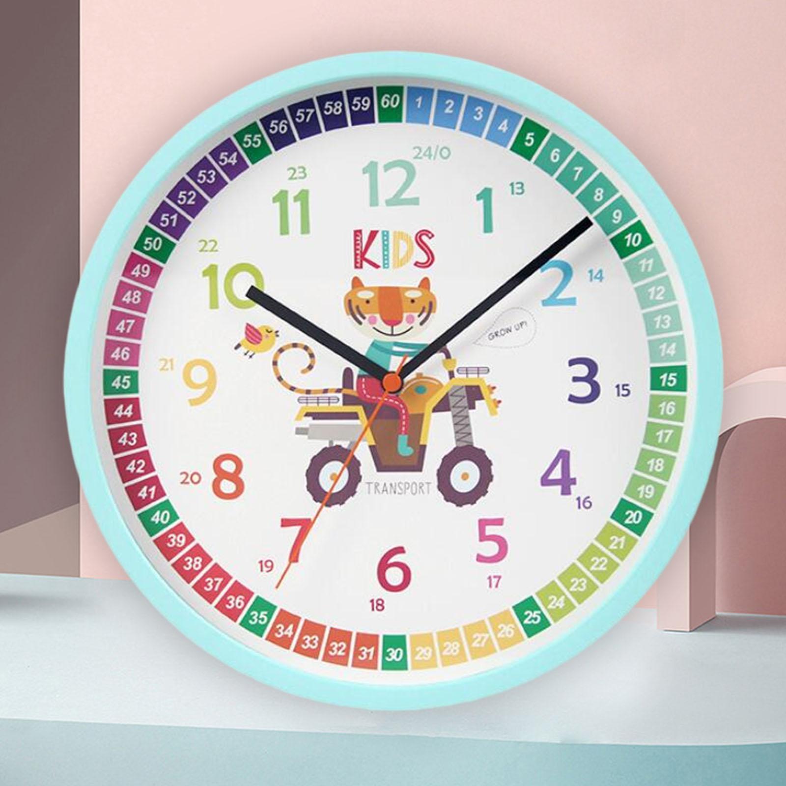 10" Analog Clock for  Children Bedroom Home