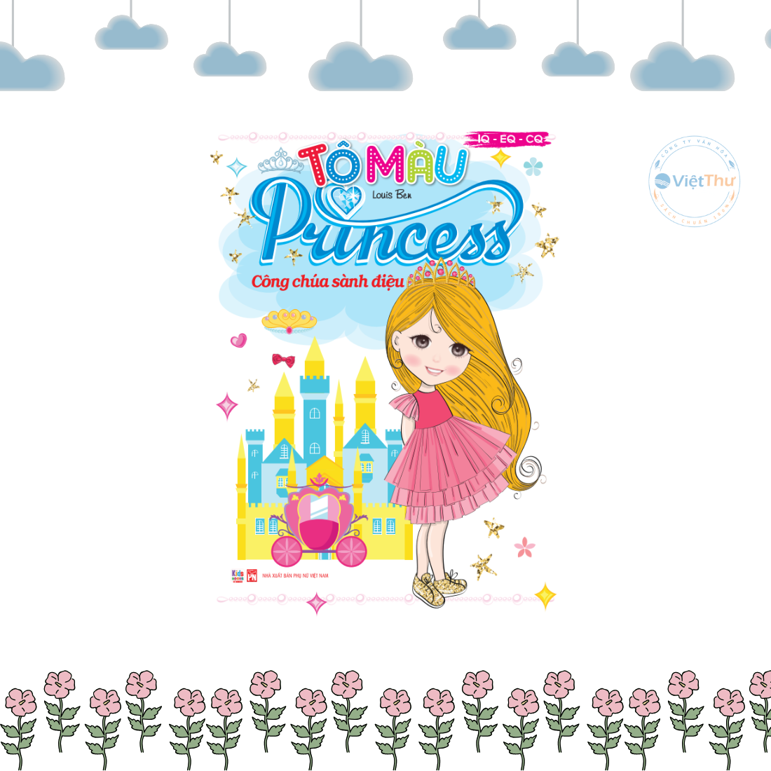 Sách -Combo 4 cuốn  Tô Màu Princess Công Chúa - Lộng Lẫy + Sành Điệu + Cá Tính + Kiêu Sa  (VT)