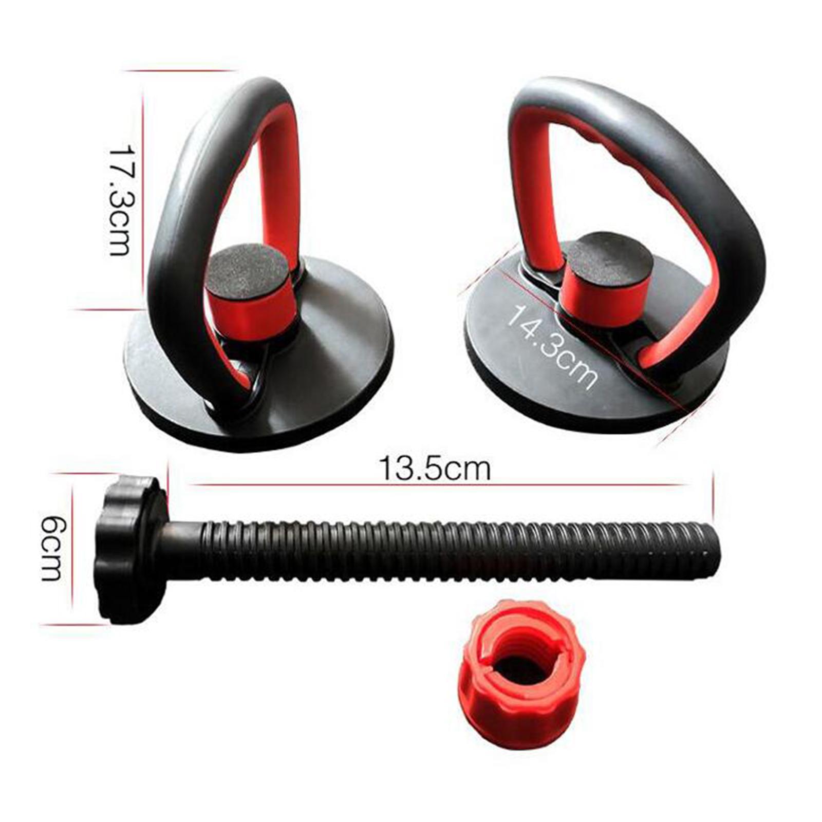 Adjustable Dumbbell Grip Exercise home and gym Strength Training Kettlebell Handle Gear