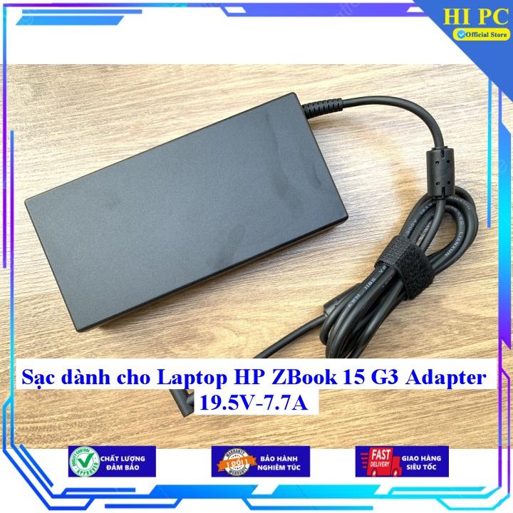 Sạc dành cho Laptop HP ZBook 15 G3 Adapter 19.5V-7.7A - Kèm Dây nguồn - Hàng Nhập Khẩu