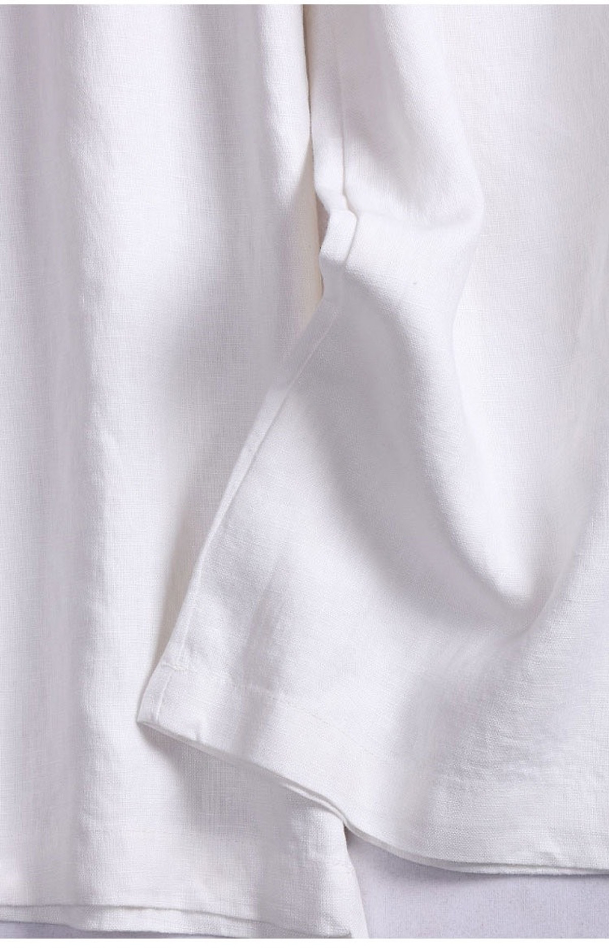 Set Đầm Suông Linen ngắn tay cồ tim kèm Quần ống rộng (Đầm: Vàng, Xanh dương, Quần: Trắng)