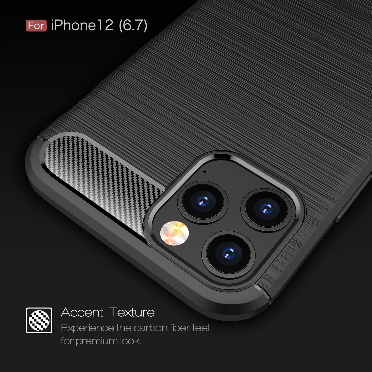 Ốp lưng chống sốc cho iPhone 12 Pro Max hiệu Likgus - Hàng nhập khẩu