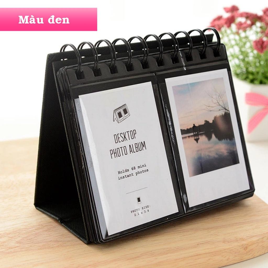 Album ảnh để bàn chứa 68 ảnh 6x9 trang trí bàn làm việc, kệ tủ binder card, đựng thẻ ảnh lomocard, card visit
