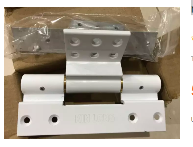 Bản lề 4D dài 150mm dùng cho cửa nhôm hệ 55 - Màu trắng