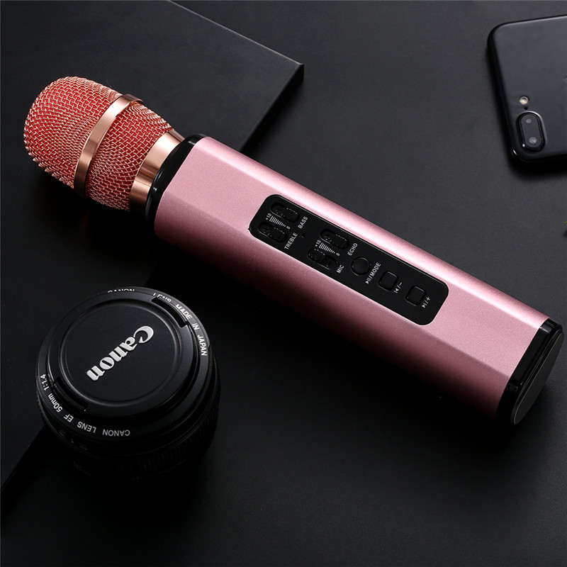 Micro Karaoke Bluetooth Cao cấp PKCB BM06 Âm thanh sống động PF14