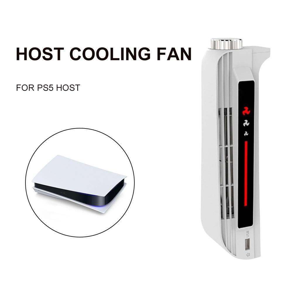Quạt Tản Nhiệt Cho Máy Chơi Game PS5 / Playstation 5 Kèm Đèn Chỉ Báo Giao Diện USB