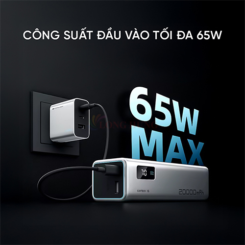 Sạc dự phòng Cuktech Power Bank 15 SE 1USB 2Type-C 100W 20000mAh PB200 - Hàng chính hãng