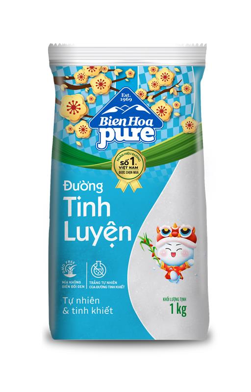 Ðường Túi Tinh Luyện Biên Hòa Pure 1kg/túi