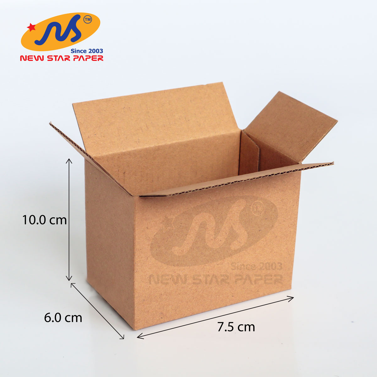 10x6x7.5 - Combo 20 thùng giấy gói hàng, thùng carton