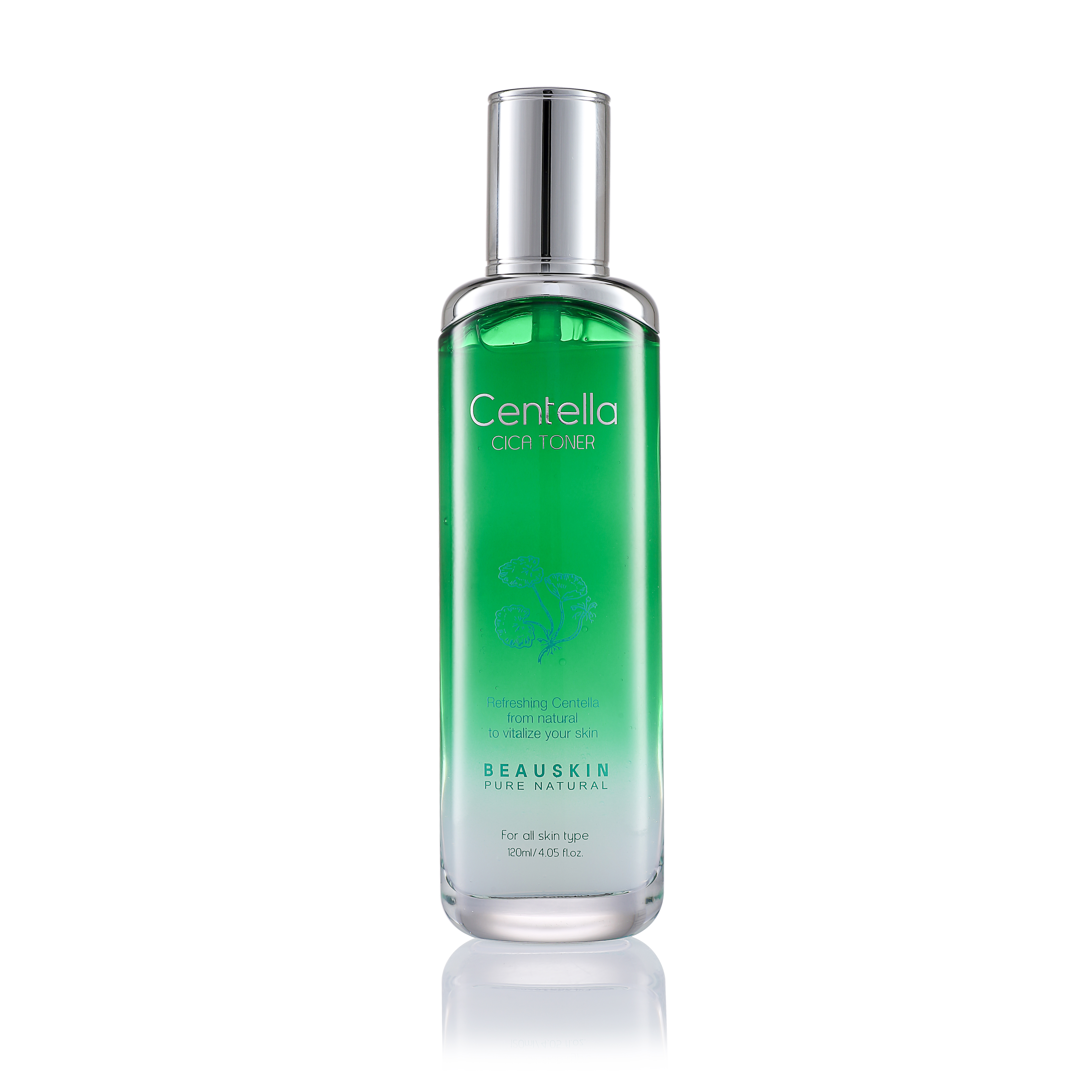 Nước hoa hồng cân bằng độ ẩm và tái tạo da Beauskin Centella Cica Toner (120ml) - Hàn Quốc Chính Hãng