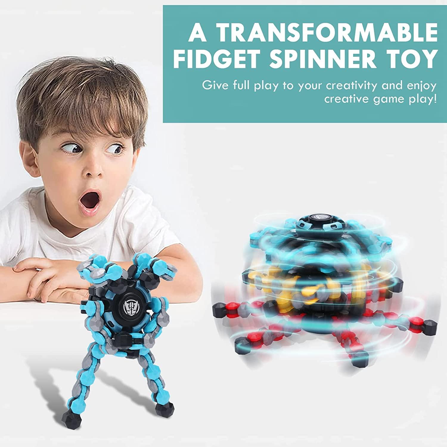 Đồ chơi spinner fidget có thể biến dạng, đồ chơi chống căng thẳng DIY DIY vui nhộn