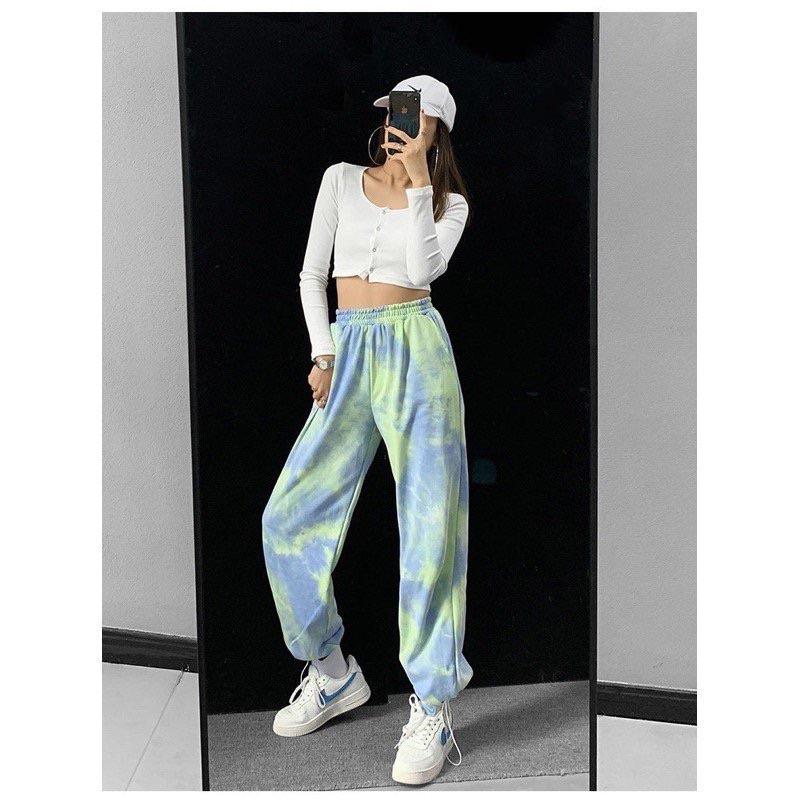 QUẦN LOANG JOGGER XANH -M4.studio