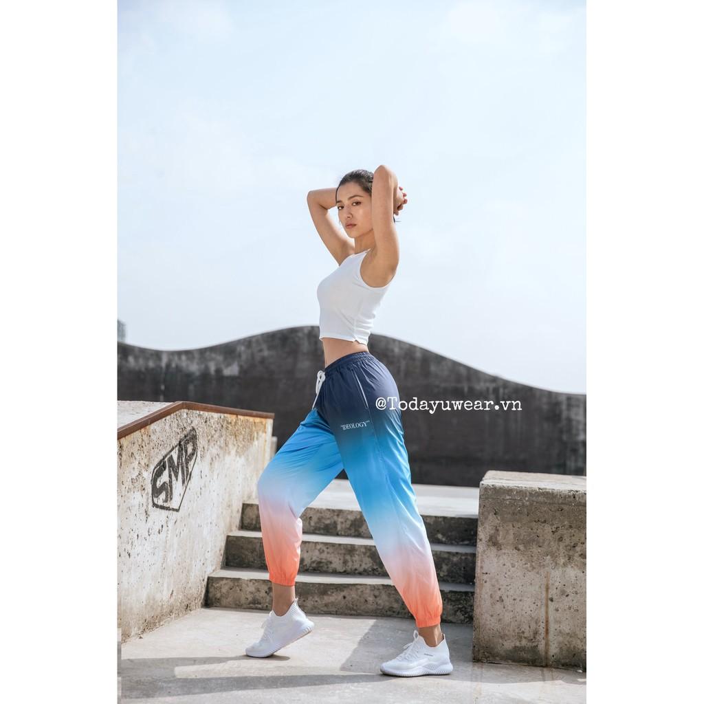 Quần Tập Thể Thao Jogger Rainbow Petro Cá Tính (bo ống, co giãn thoải mái, phù hợp tập nhảy, leo núi, running, boxing,.)