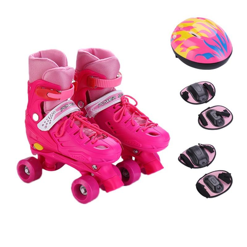 Giày trượt patin, Giày trượt ván hai hàng 4 bánh cho trẻ em sản phẩm được