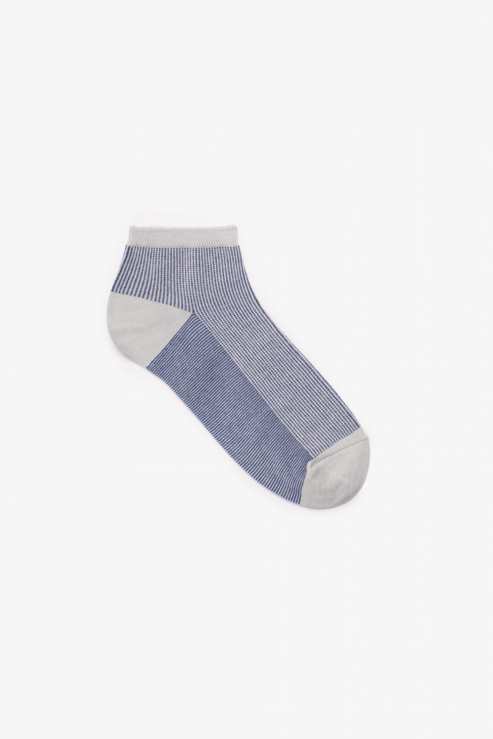 Tất Vớ Ngắn ROUTINE Phối Sọc Freesize Unisex - 10F22SOC003 | LASTORE MENSWEAR