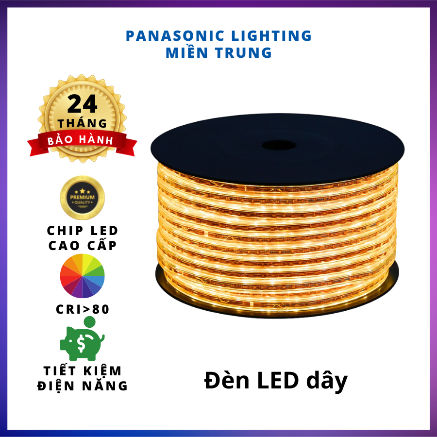 Đèn Led dây Striplight Panasonic 3 màu (Ấm 3000K, Trung tính 4000K, Trắng 6500K) Chống nước IP65