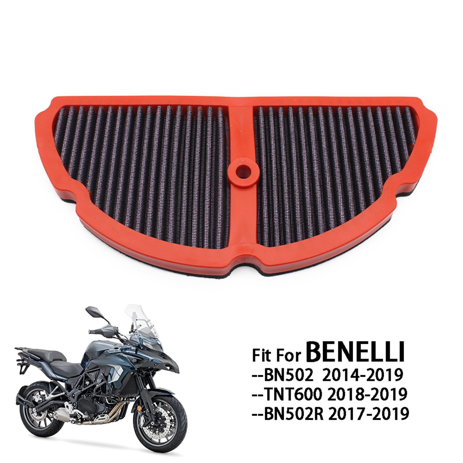 Motorcycle Air Filter Replace Parts Repair Assembly Modification Easy to Install Durable Air Filter Element for Benellis BN502 2014-2019