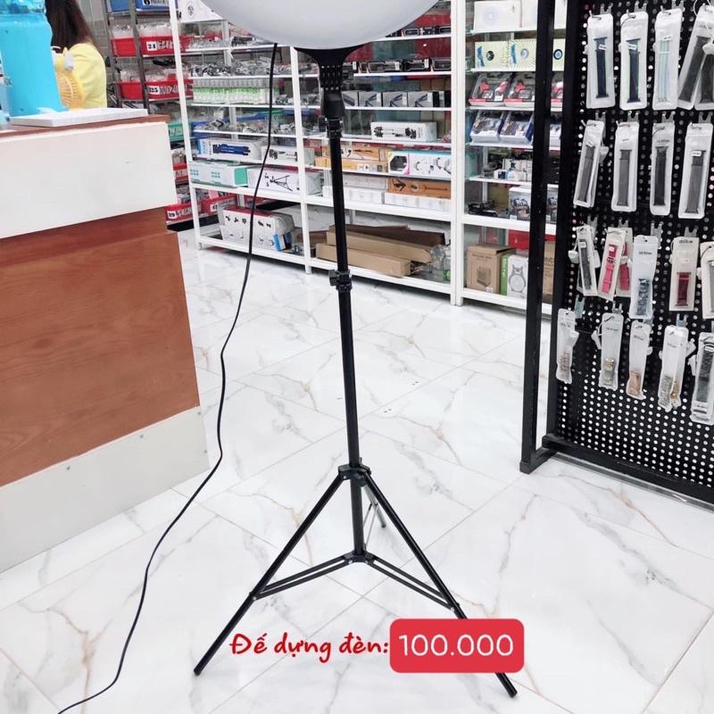 Tripod 3 chân cao 2m dành cho gắn đèn livetream, giá đỡ điện thoại